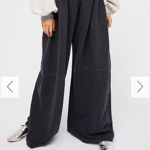 NWOT Free People beach - super wide leg sweats